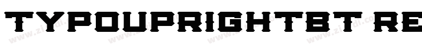 TypoUprightBT Regula字体转换